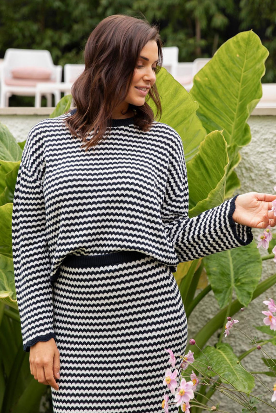 Elm Ladies Rosie Stripe Skirt