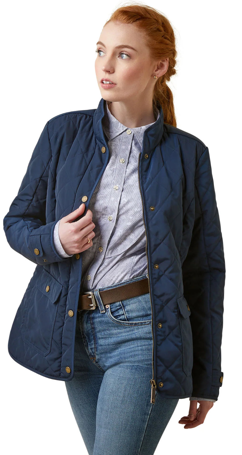 Ariat Ladies Woodside Jacket Navy 10046061