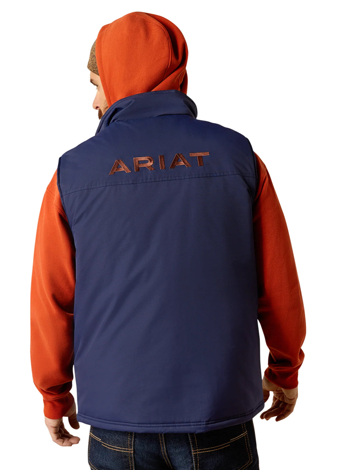 Ariat Mens Team Logo Insulated Vest - Medieval Blue - 10052819