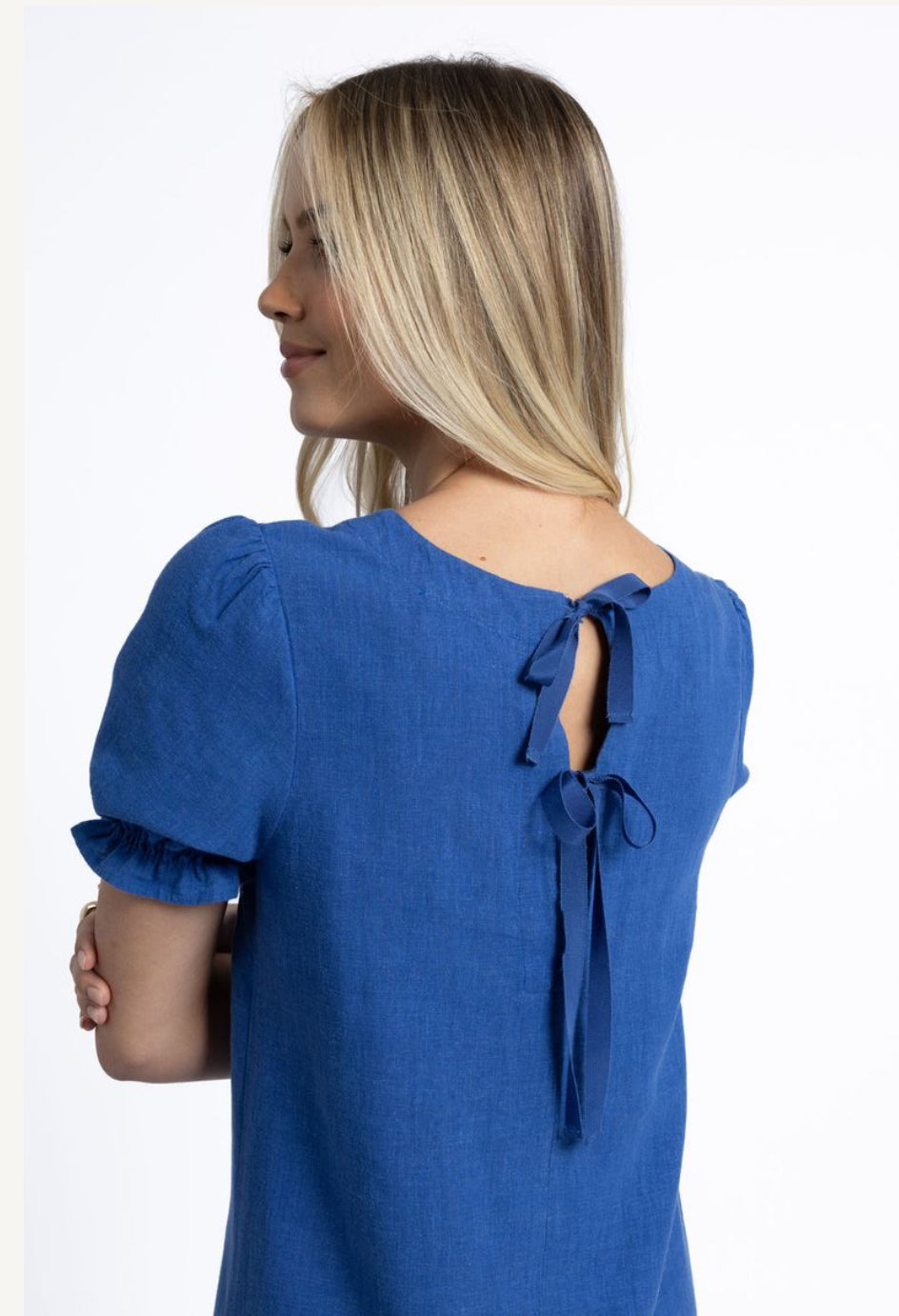 Humidity Ladies Sana Shift Dress in Royal Blue