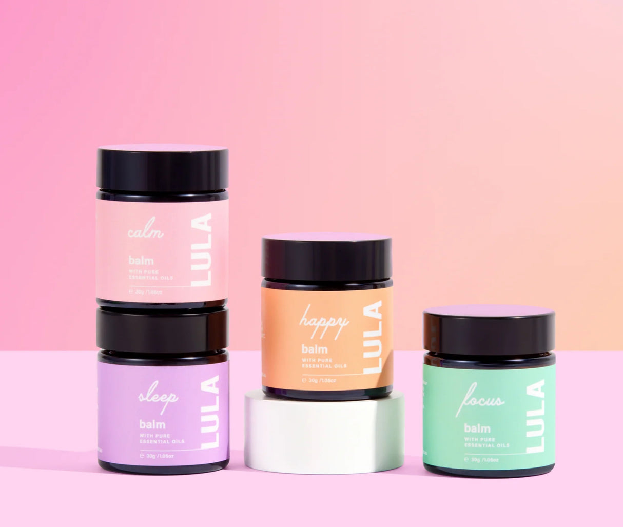 Lula Balm with pure Essential Oil 4 Beautiful Scents