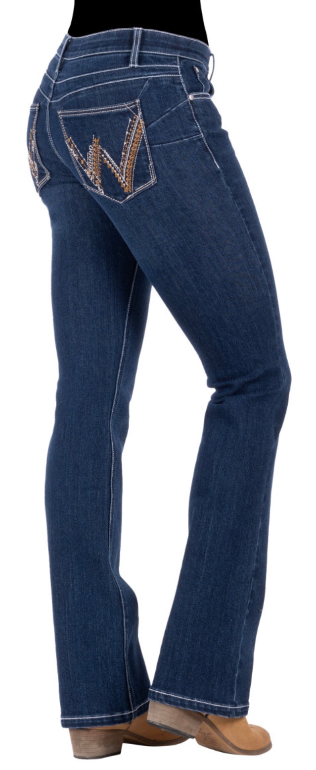 Wrangler Women’s Amelia Booty Up Q-Baby Jeans