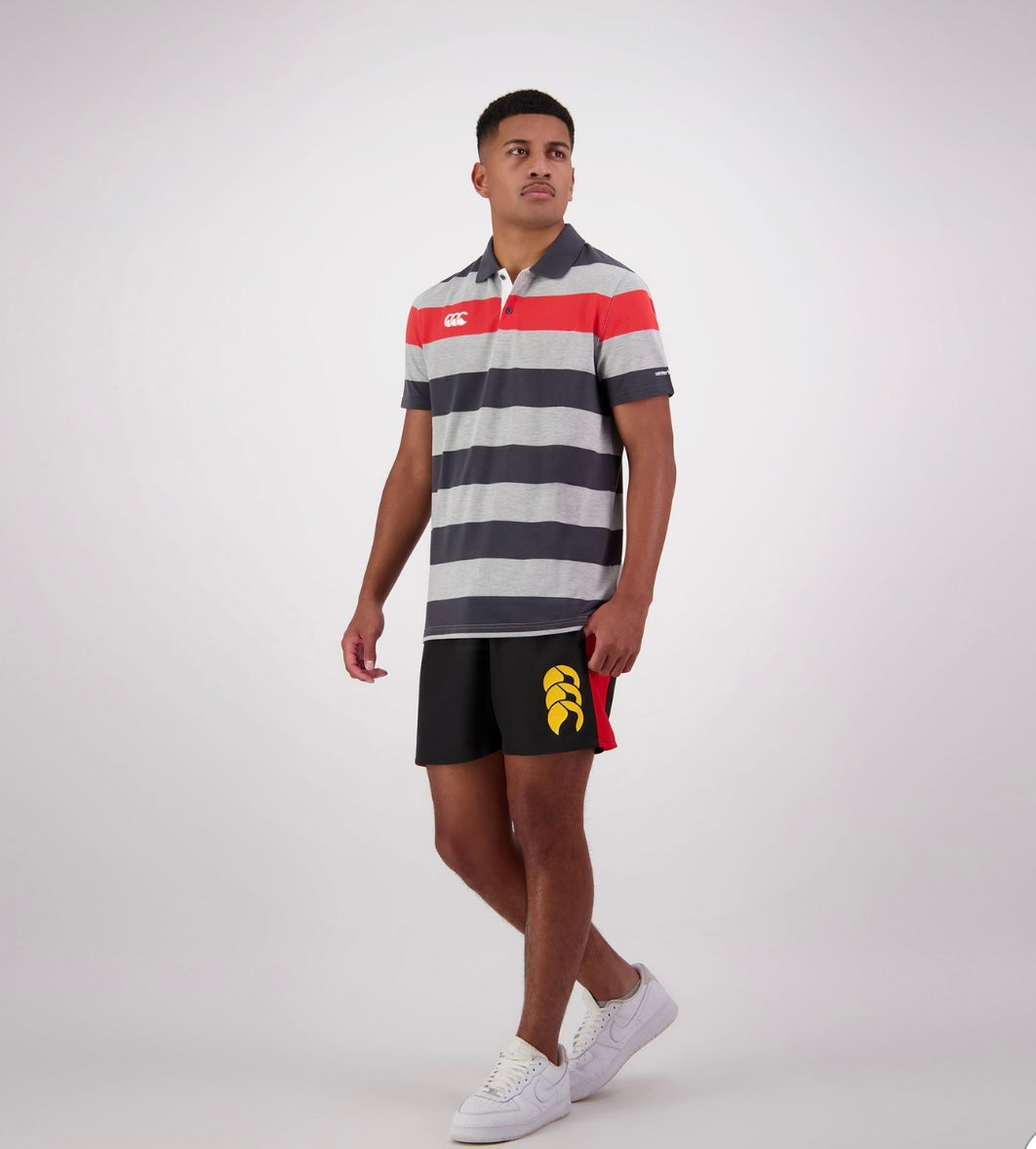 Canterbury Mens Engineered Stripe Polo Shirt