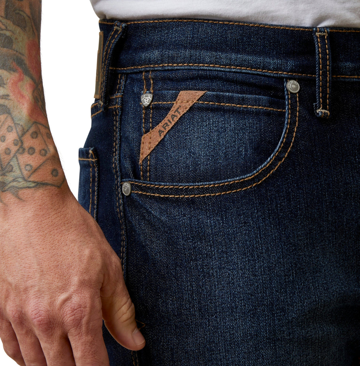 Ariat Mens M1 Clayton Vintage Straight Leg Jeans 10044381