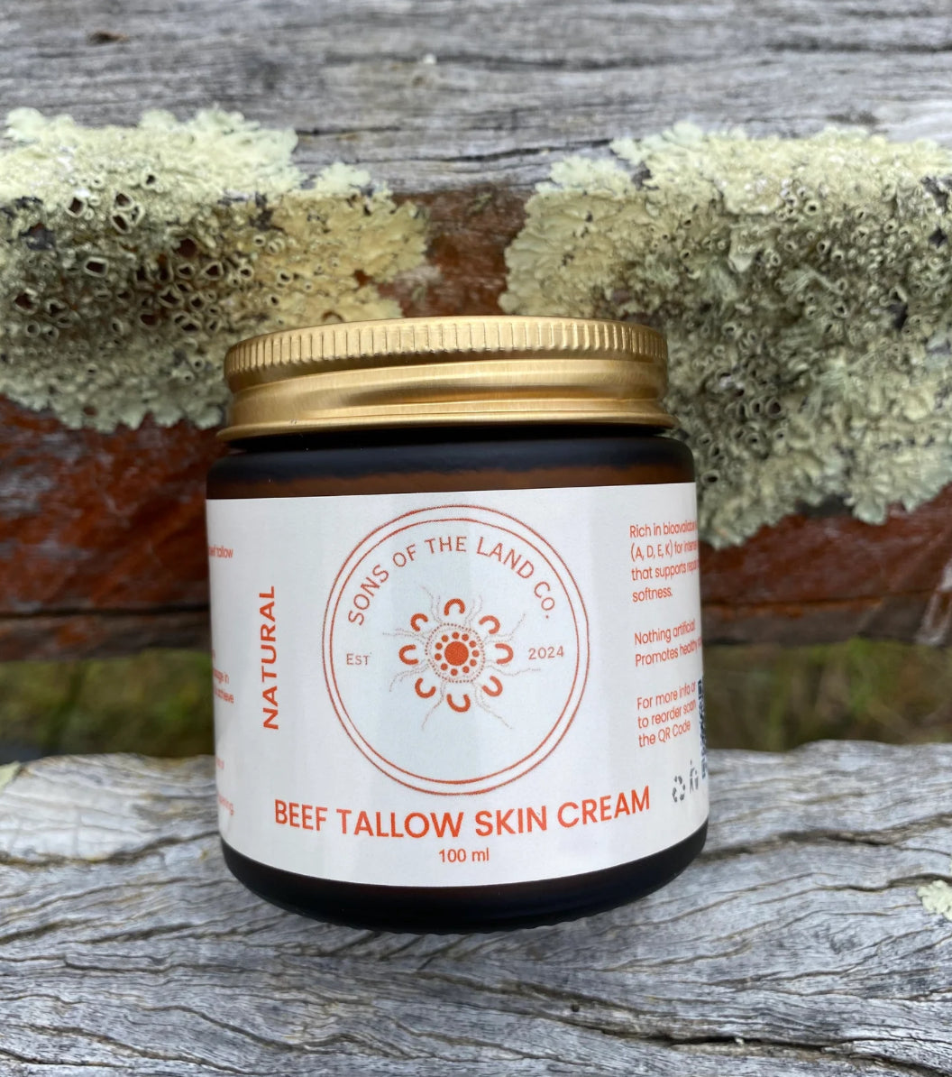 Sons Of The Land Co Beef Tallow Skin Cream.