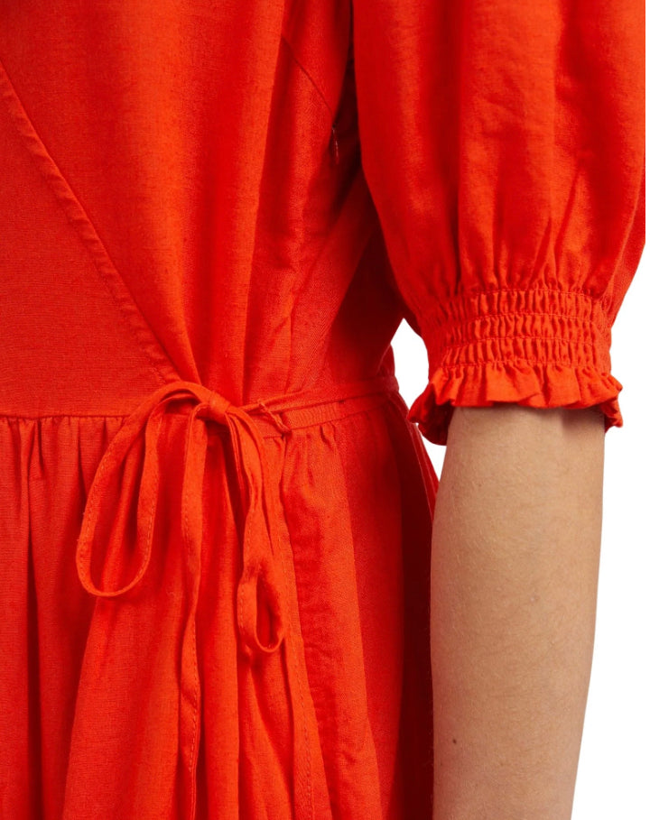 Elm Ladies Rosa Dress in Tangello