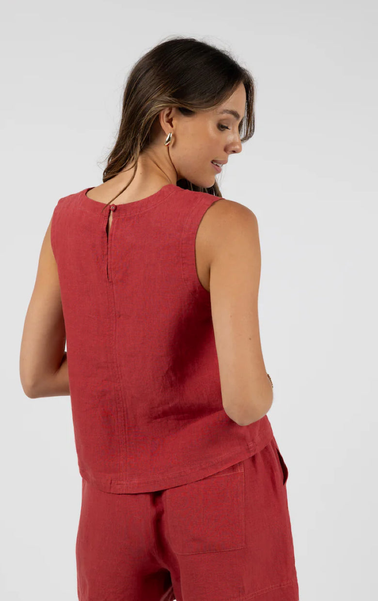 Humidity Ladies Evita Top in Brick