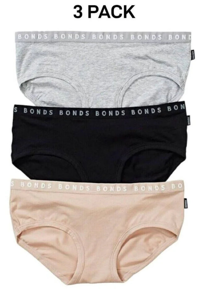 Bonds Women’s Hipster Boyleg 3 Packs
