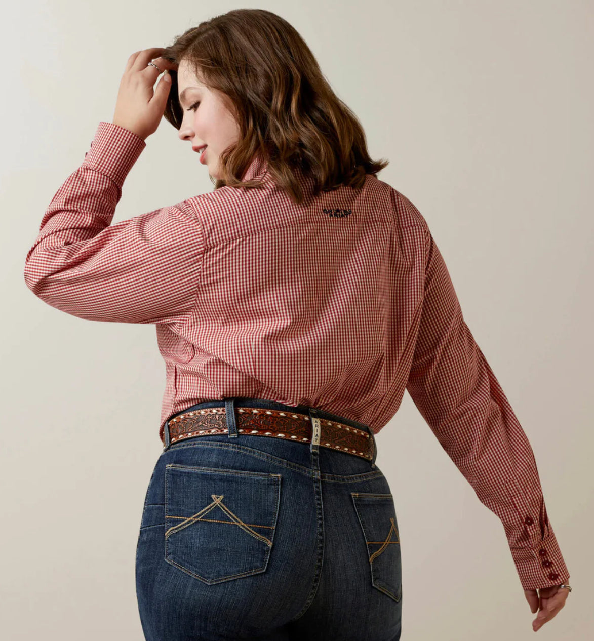 Ariat Ladies Kirby Red Check Shirt