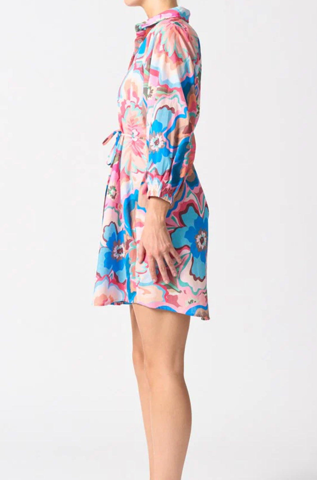 Walnut Ladies Palermo Dressing Bomba Di Fiori print