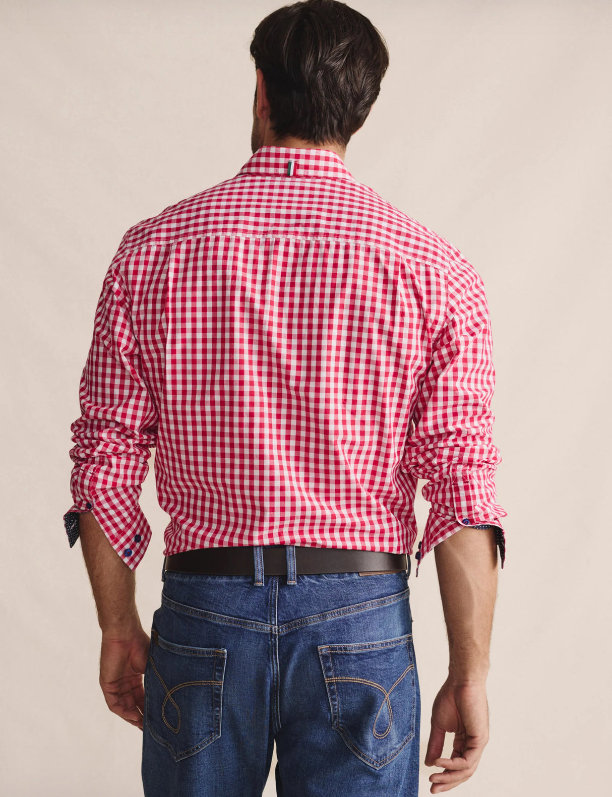 S Kidman Holstein Men Check Long Sleeved Shirt 1SHM00002