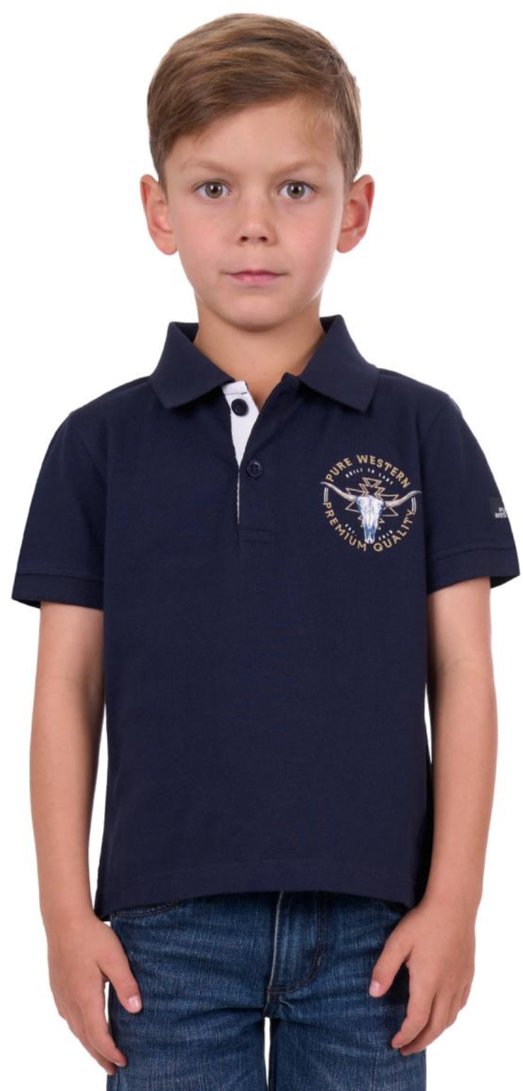 Pure Western Boys Mack Polo