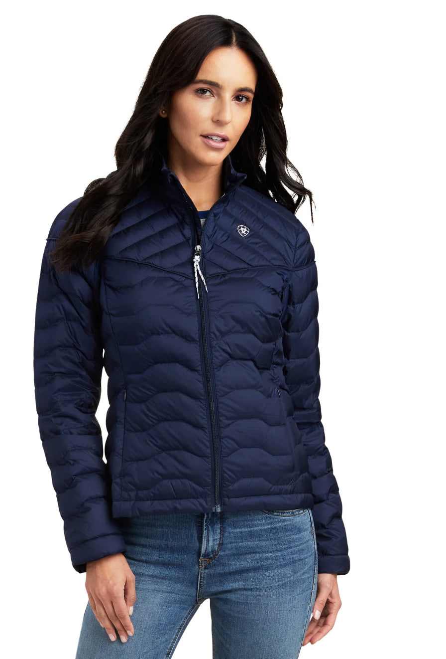Ariat Ladies Ideal Down Jacket in Navy Eclipse 10041381