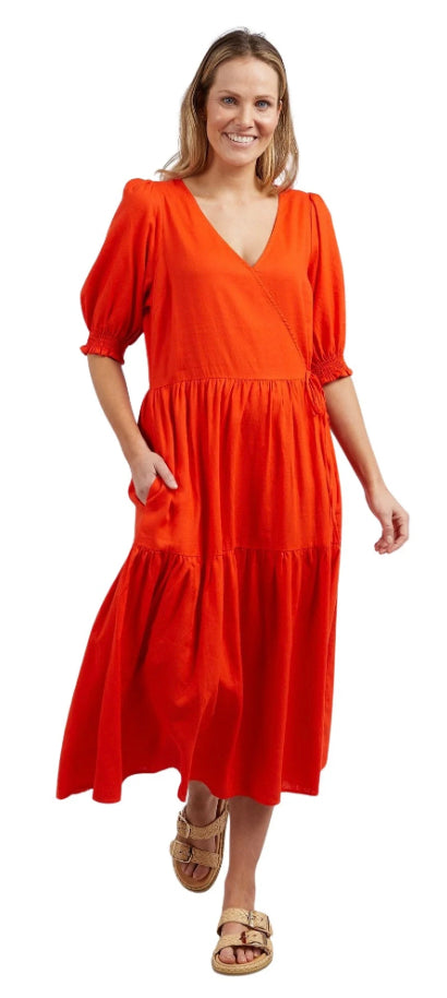 Elm Ladies Rosa Dress in Tangello