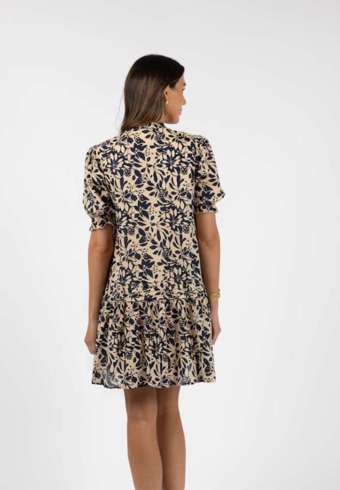 Humidity Eden Shift Dress in Navy