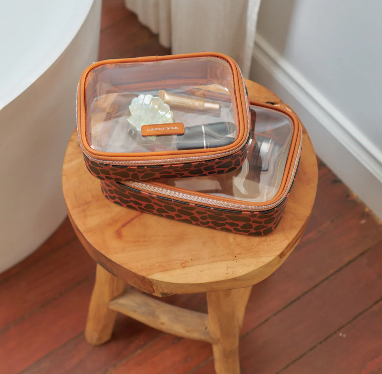 Vanity Beauty Box - Tan 2pc