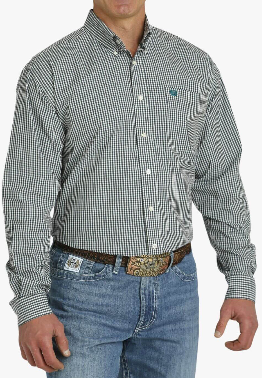 Cinch Mens Check Shirt MTW1105778
