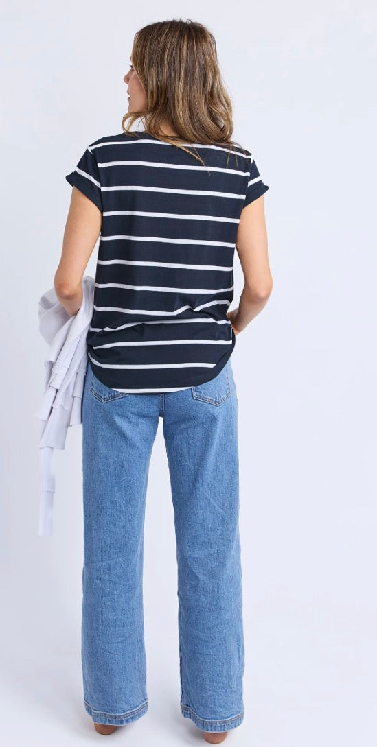 Foxwood Ladies Manly Stripe Tee