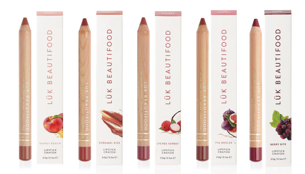 LUK Beautifood Lipstick Crayons in 5 Colours