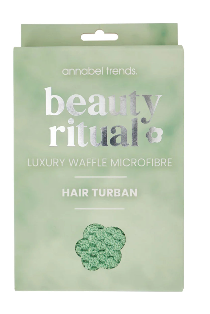 Beauty Ritual Luxury Waffle Microfibre Hair Turban