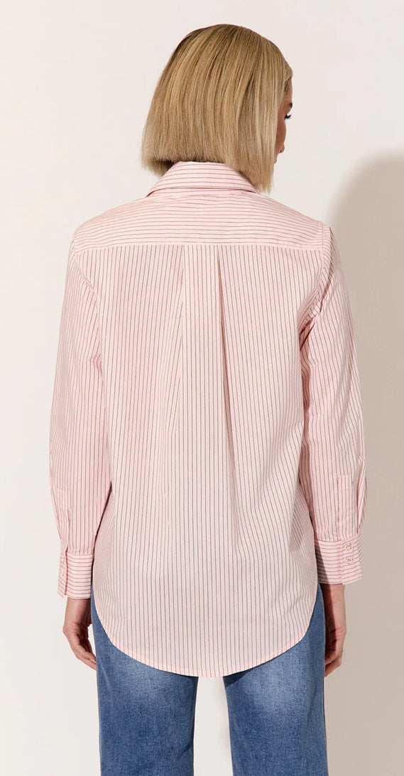 Adorne Ladies Lennon Poplin Stripe Shirt