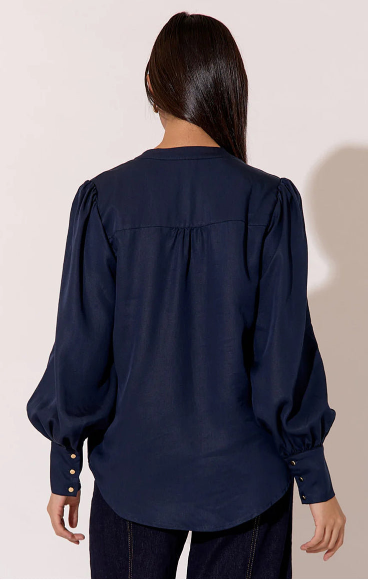 Adorne Ladies Anya Shirt in Navy