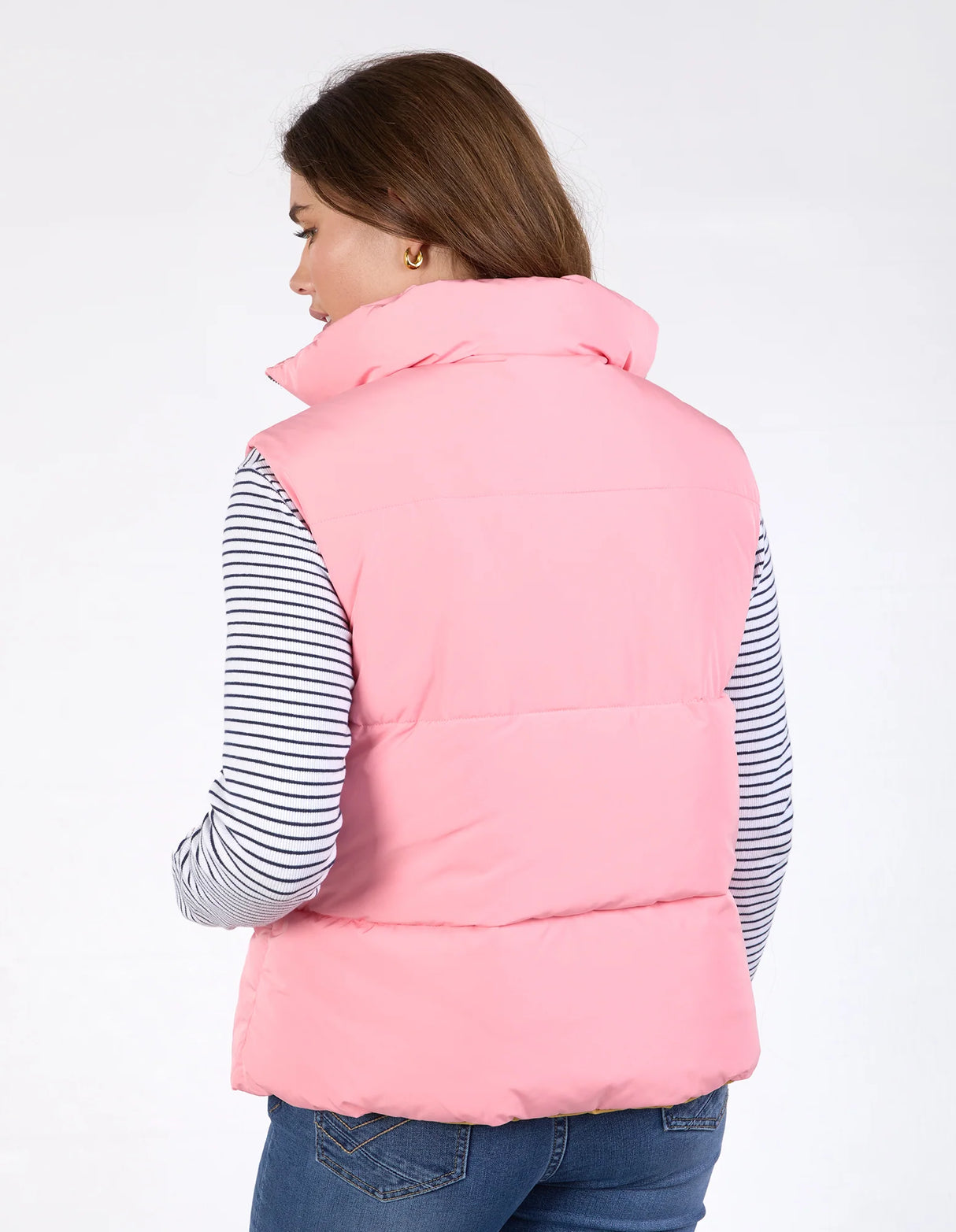 Elm Ladies Kit Puffer Vest - Charm Pink