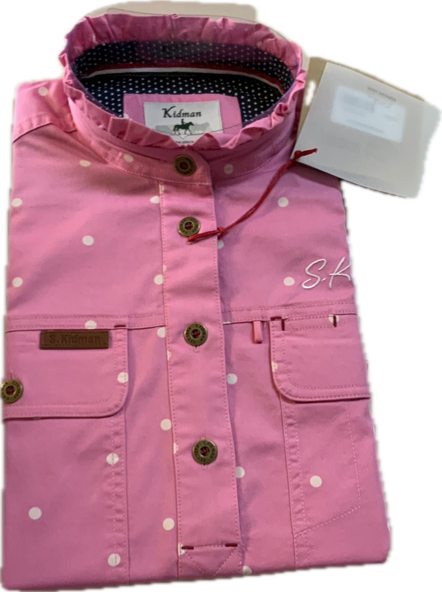 S.Kidman Ladies Acacia Half Button Work Shirt - 1SHW0035
