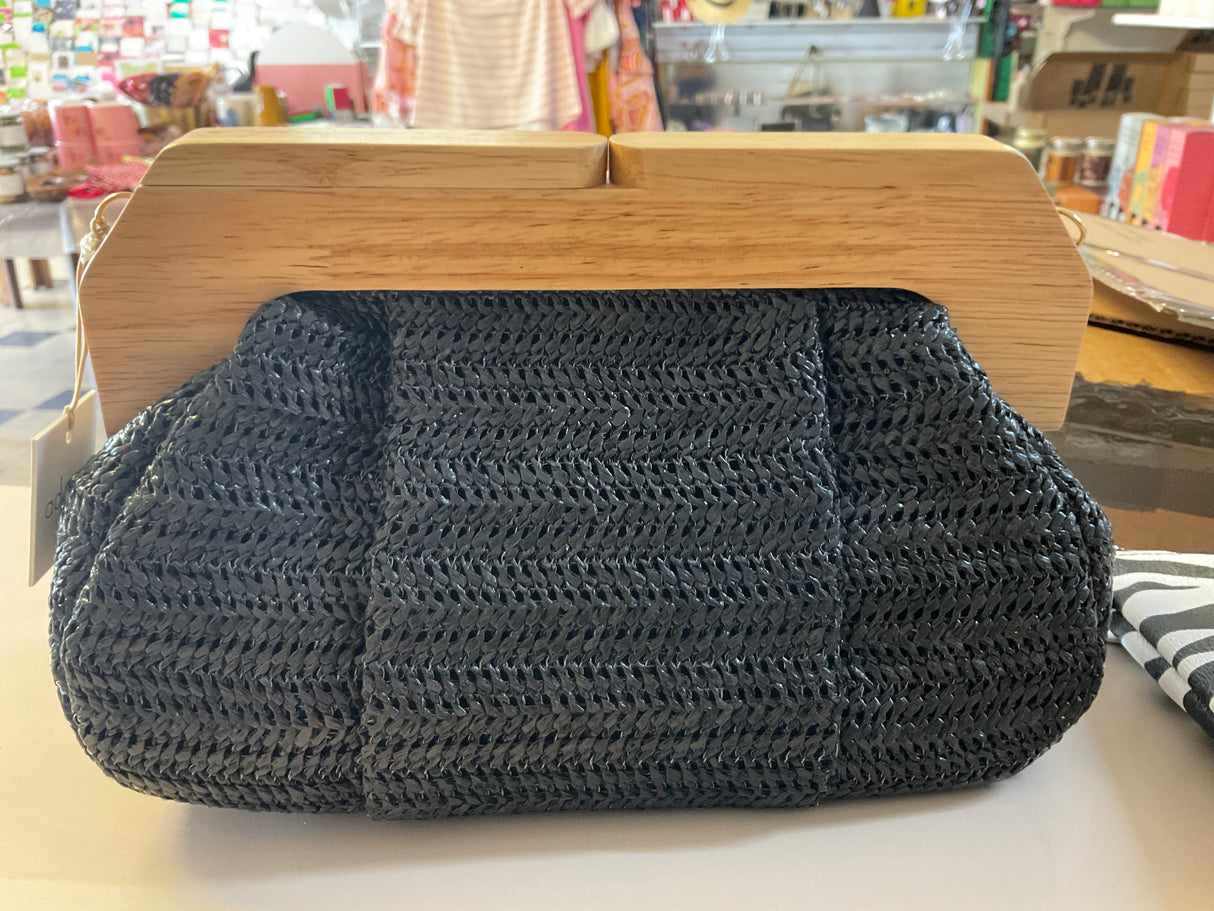 Adorne Black Clutches