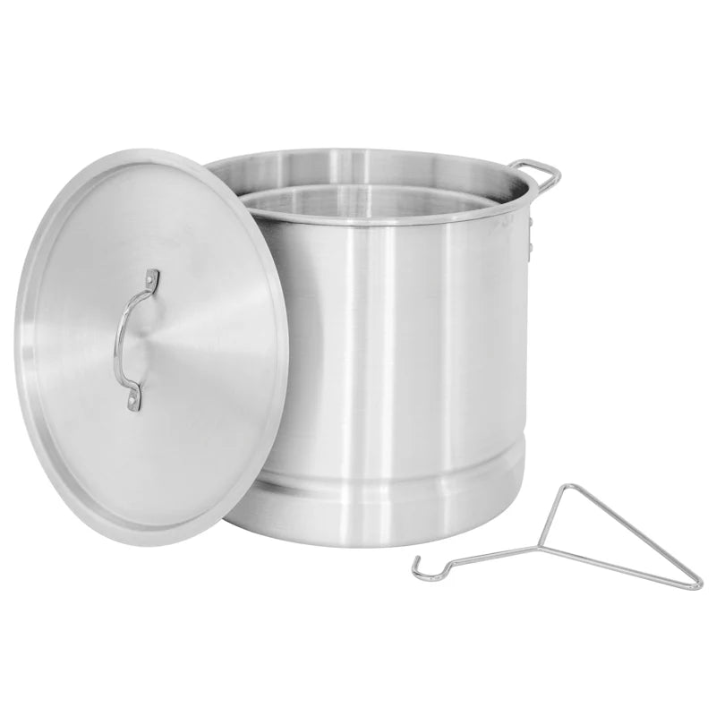 Oztrail Stockpot & Basket Aluminium 30L