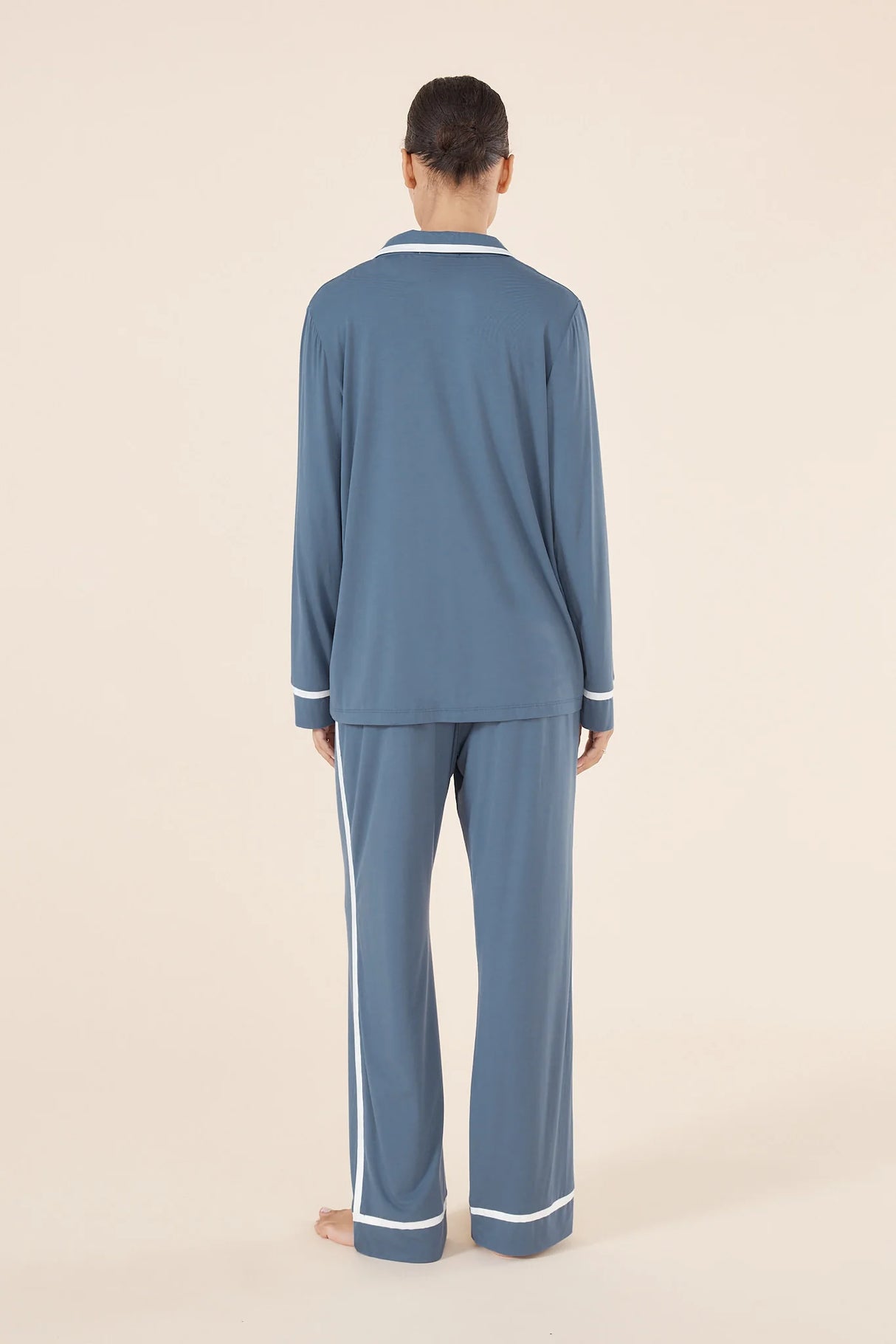 Gingerlilly Ladies Elmira Blue Bamboo PJ Set