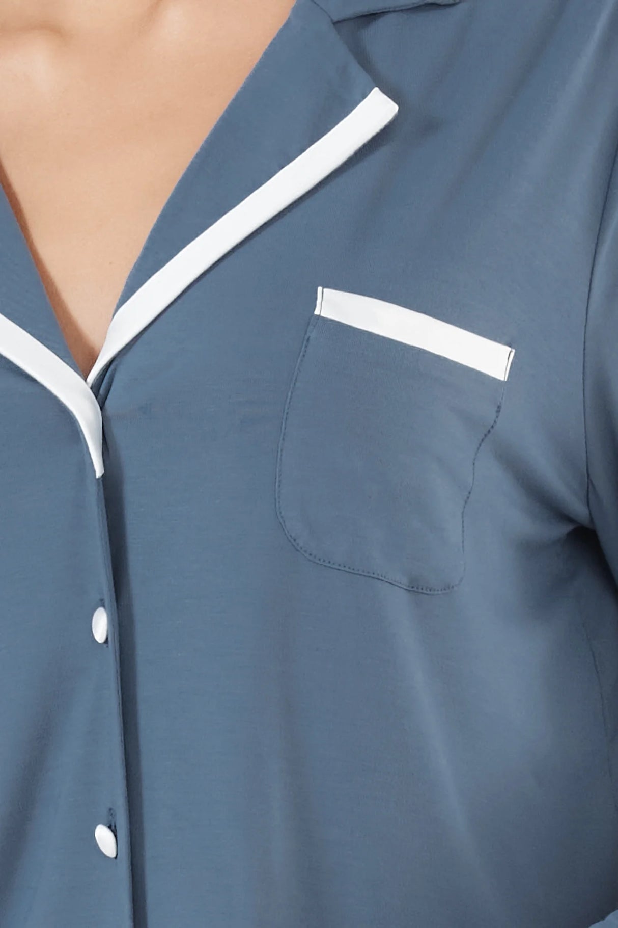 Gingerlilly Ladies Elmira Blue Bamboo PJ Set