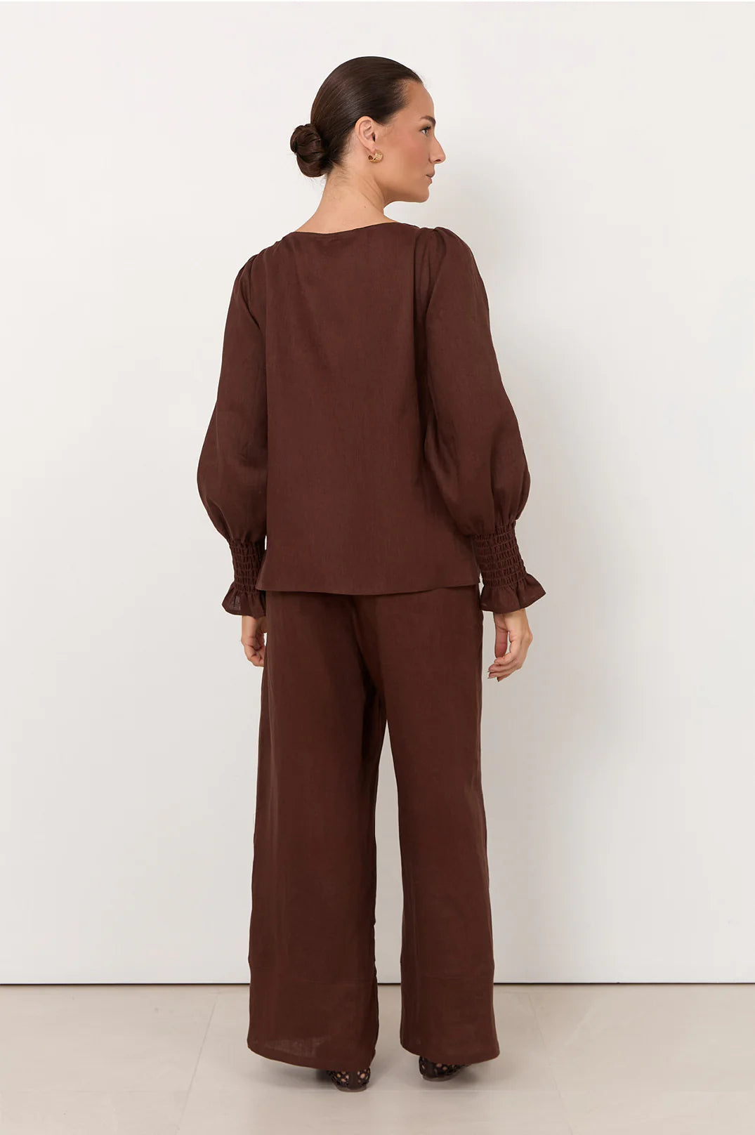 Adorne Ladies Clover Linen Top in 2 Great Colours