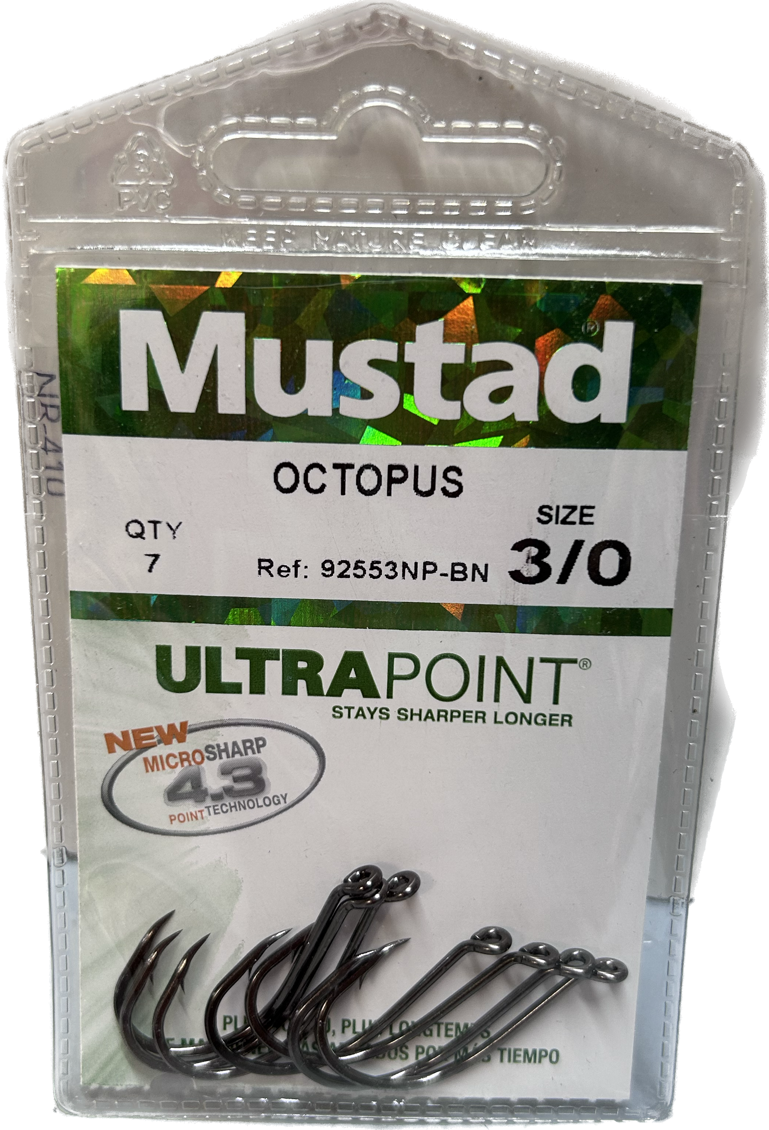 Mustad Ultrapoint Octopus Fish Hooks