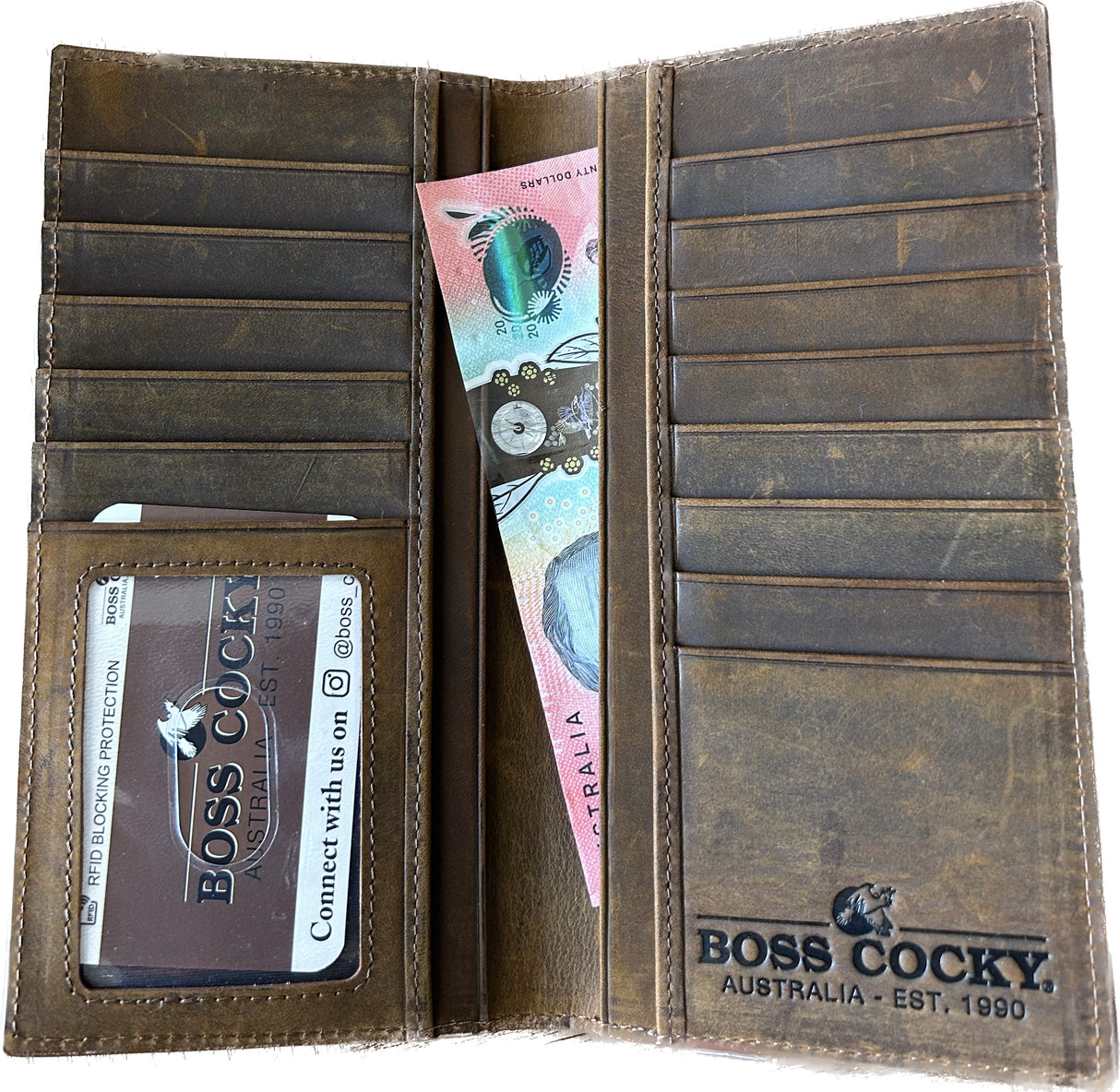Boss Cocky Rodeo Wallet -Vintage Brown BC303