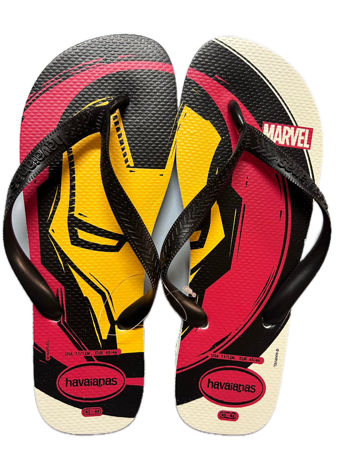 Havaianas Mens Top Marvel Print thongs