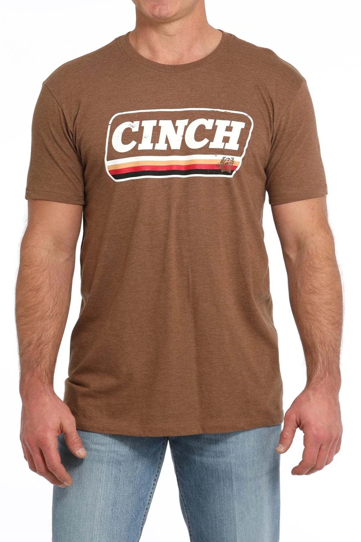 Cinch Mens T Shirt - Brown