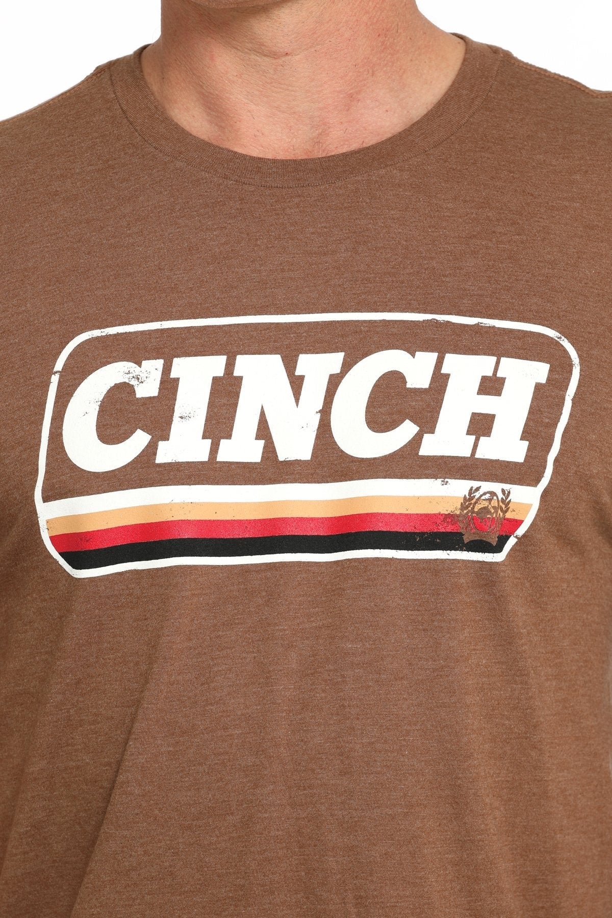 Cinch Mens T Shirt - Brown