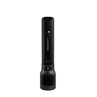 Led Lenser P7R Flashlight 2000lm 320m 80h Rechargeable IP68 w/ Mode Select Ring & Lanyard