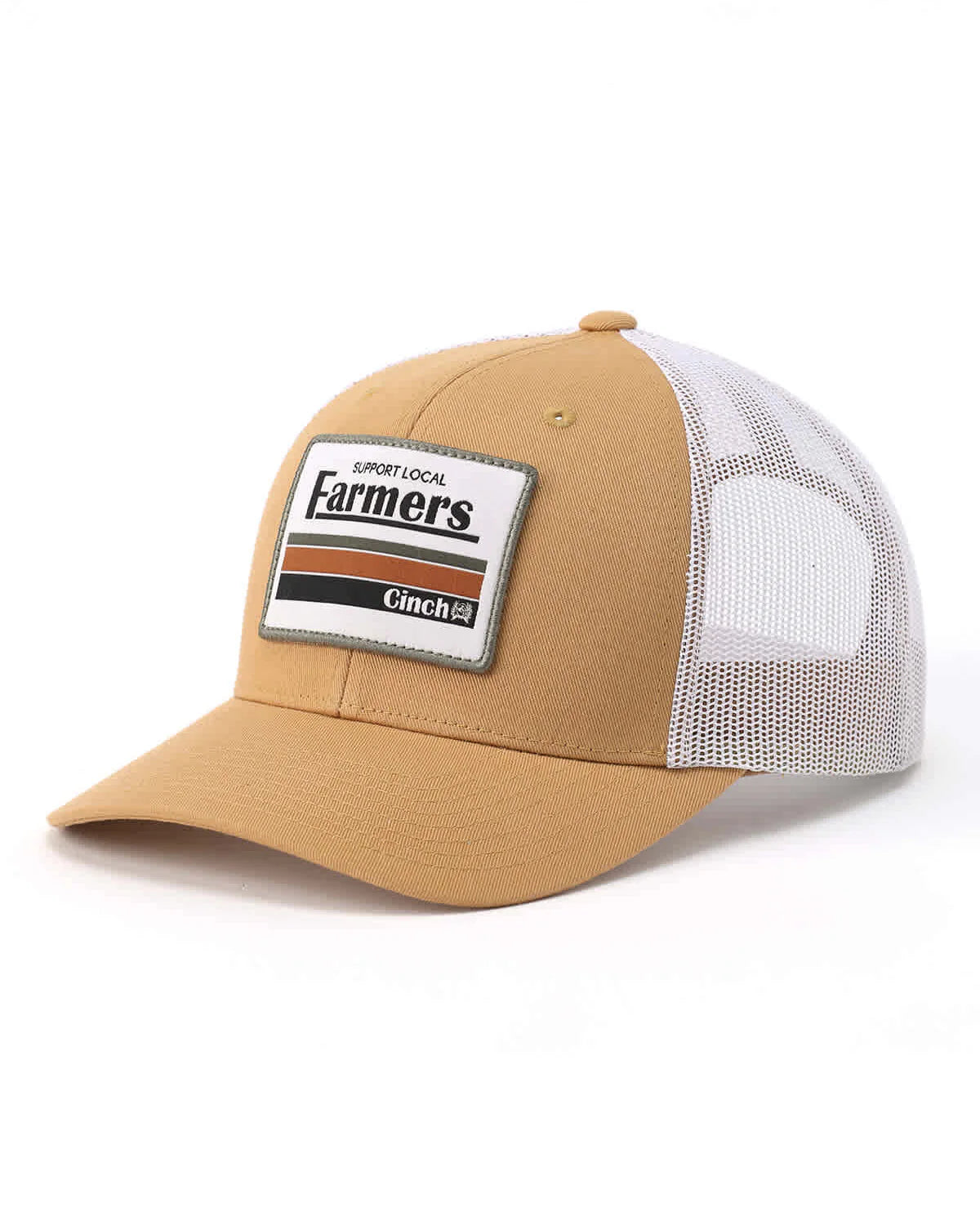 Cinch Mesh Back Trucker Cap - Support Local Farmers Logo