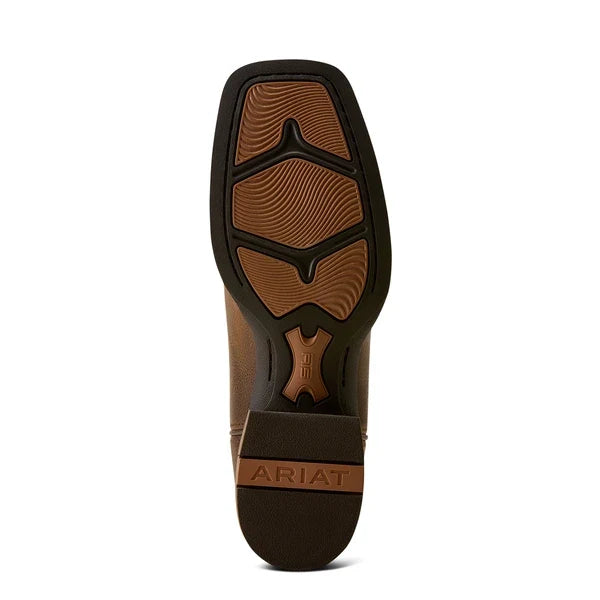 Ariat Women's Monte Vista Wicker Wide Square Toe Western Boot | Choc Croc Print