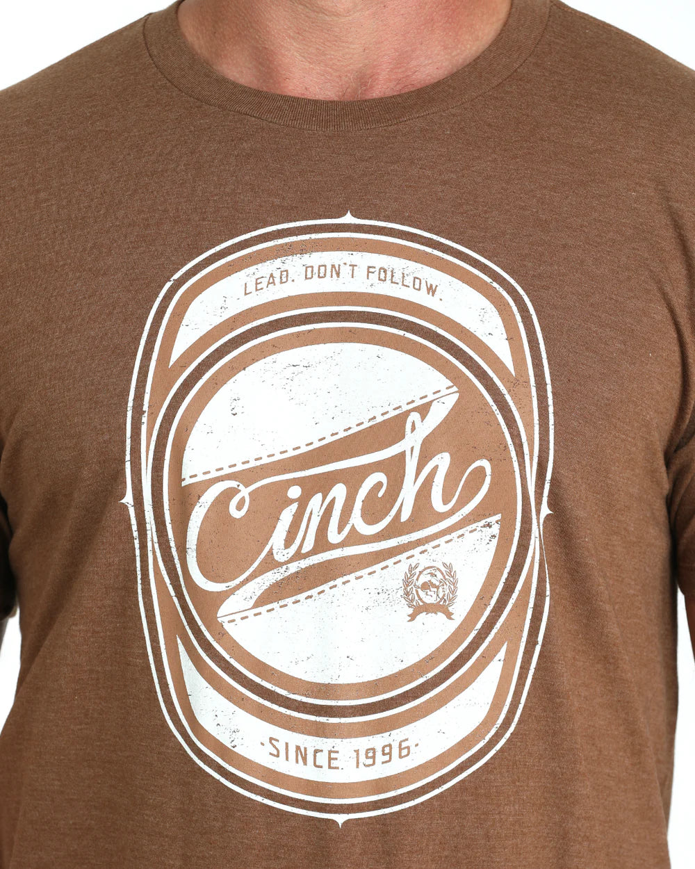 Cinch Mens Graphic T-Shirt - Brown - MTT1690694