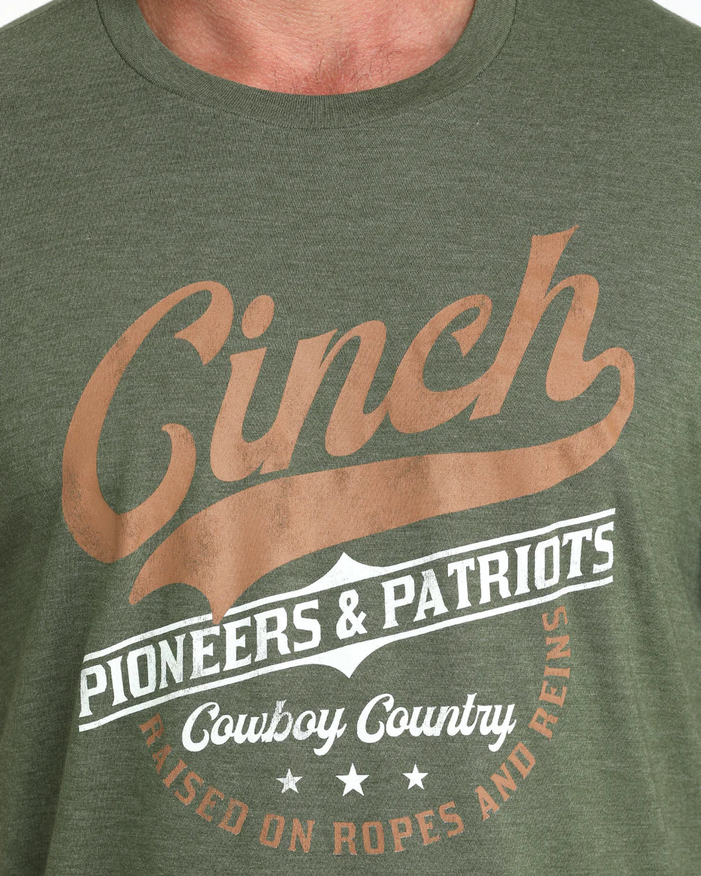 Cinch Mens Graphic T-Shirt - Olive - MTT1690695