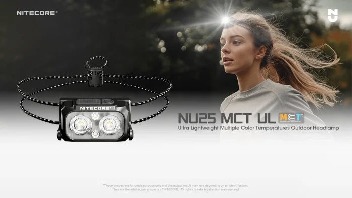 Nitecore NU25 MCT UL Ultralight Triple-Output Rechargeable Headlamp