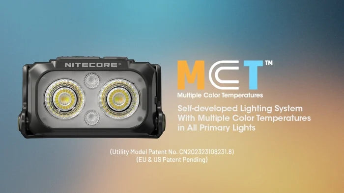 Nitecore NU25 MCT UL Ultralight Triple-Output Rechargeable Headlamp
