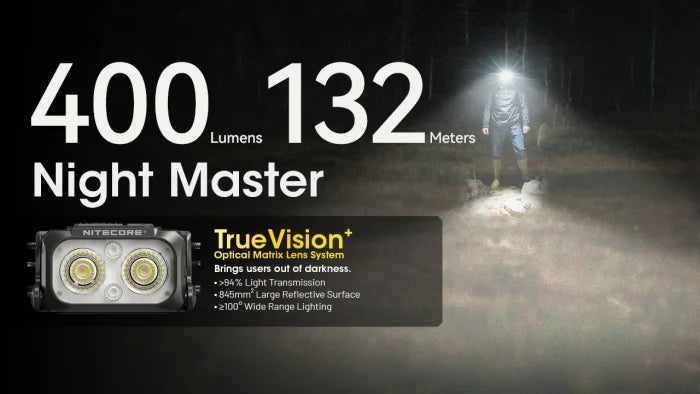 Nitecore NU25 MCT UL Ultralight Triple-Output Rechargeable Headlamp
