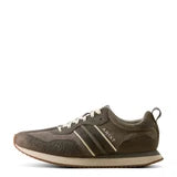 Ariat Mens Ranch Runner Charcoal Grey Hippo Print & Charcoal Canvas