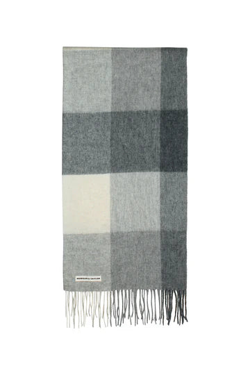 Morgan & Taylor - Violeta Wool Check Scarf