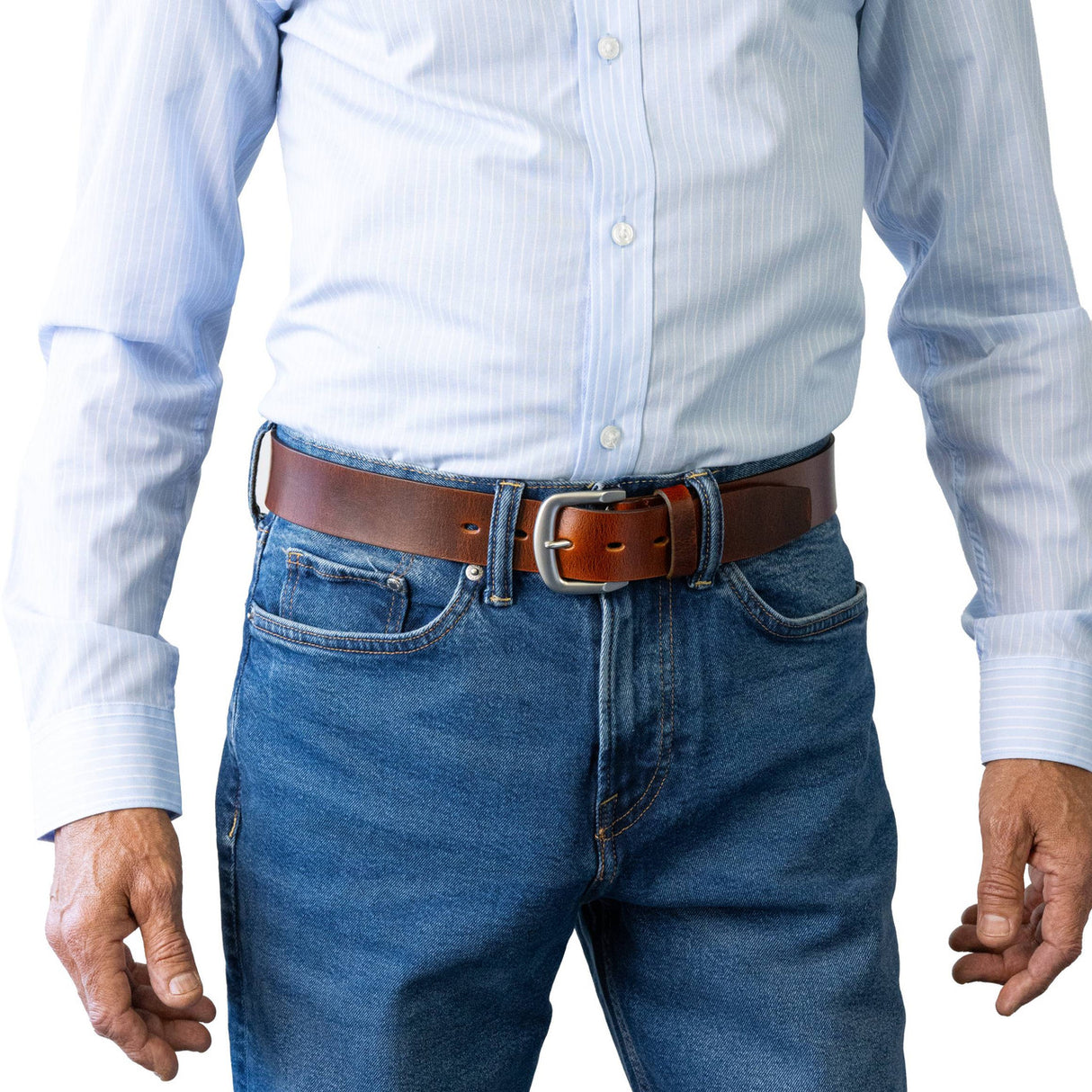 Buckle Swag Full Grain Natural Leather Belt 🇦🇺