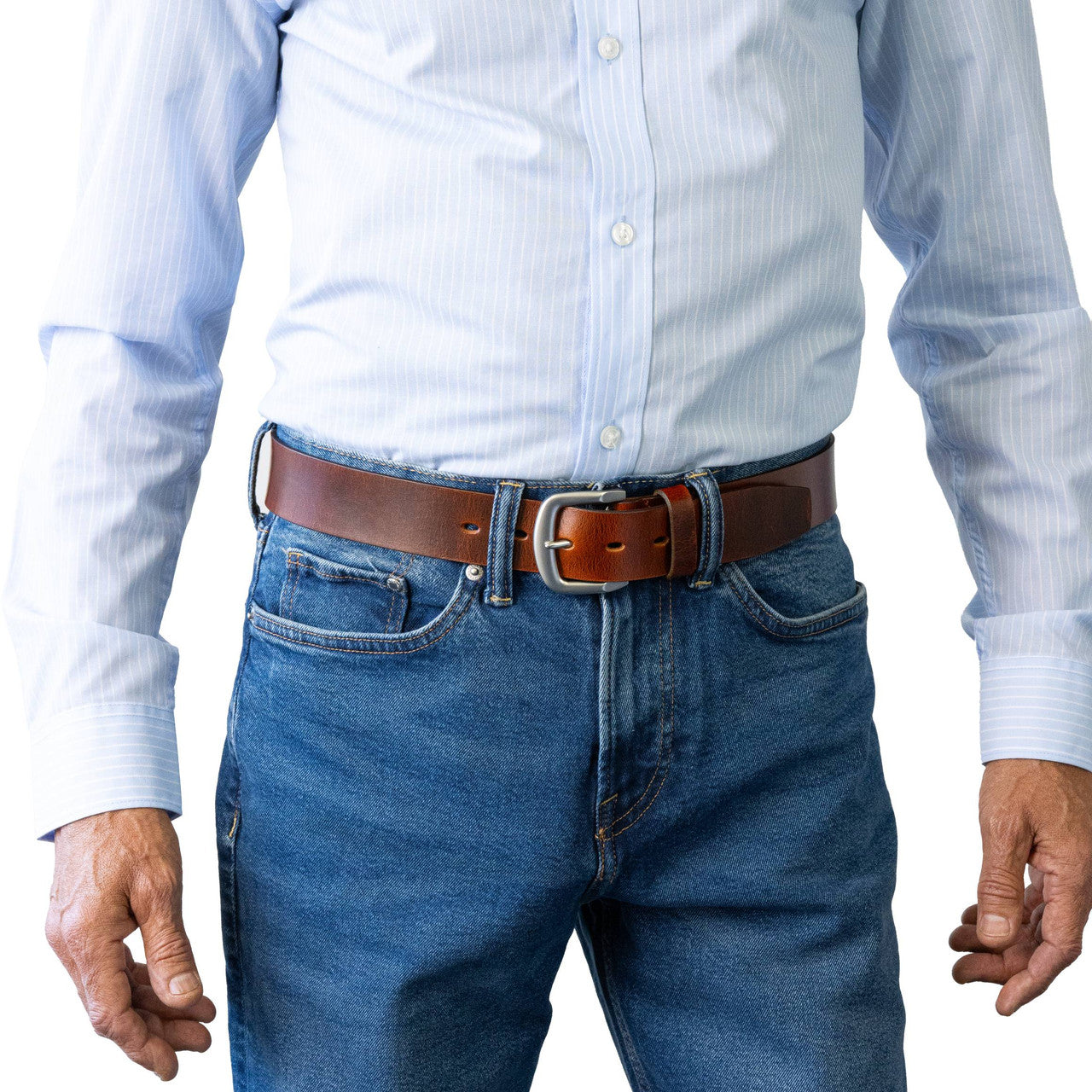 Buckle Swag Full Grain Natural Leather Belt 🇦🇺